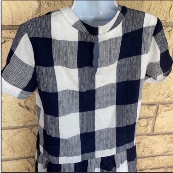 Anthropologie Plaid shift Dress Navy Buffalo Maeve
Size Small oversized - Picture 9 of 14